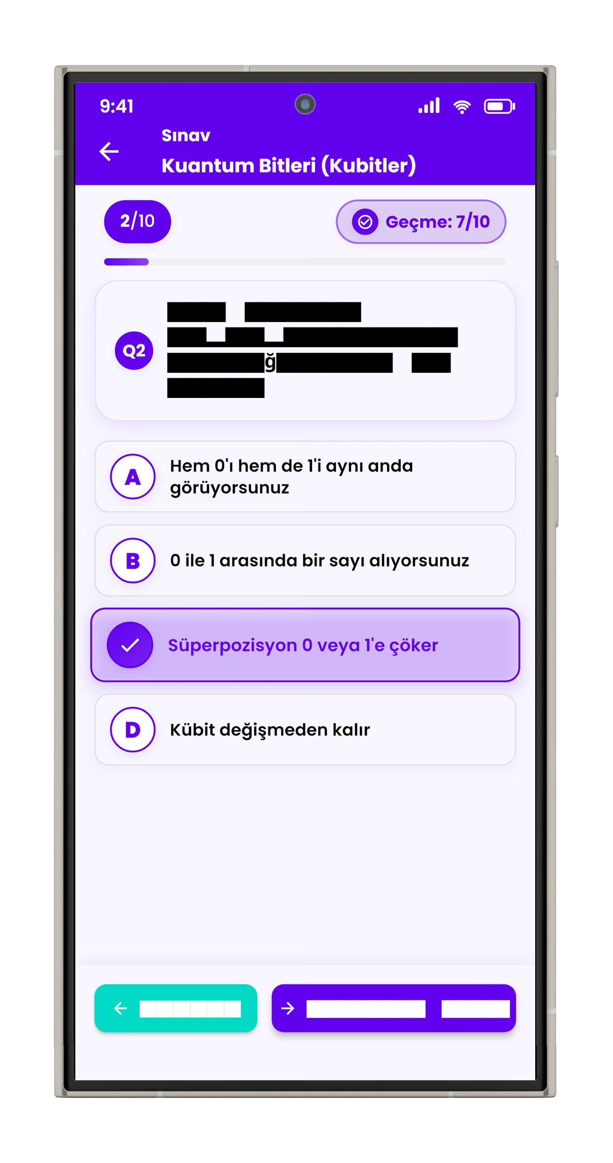 Bitirme testi